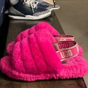 Pink Ugg slippers size 13